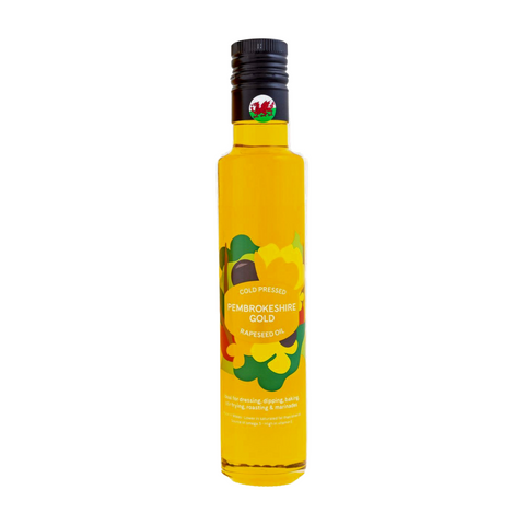 Pembrokeshire Gold Original Welsh Cold Pressed Rapeseed Oil (12x250ml)