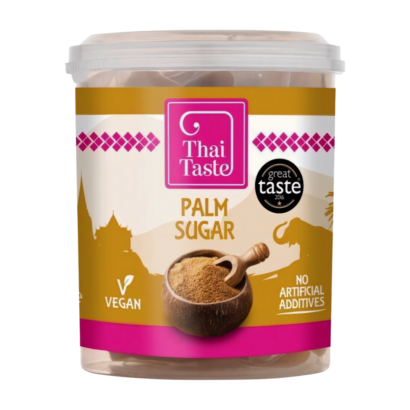 Thai Taste Natural Palm Sugar (6x200g)
