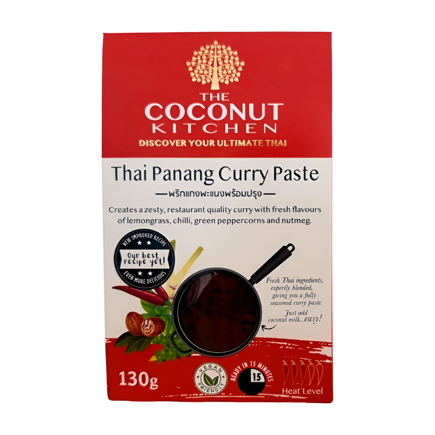 The Coconut Kitchen Thai Peppercorn Panang Curry Paste (6x130g) – The ...