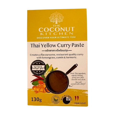 The Coconut Kitchen Thai Yellow Curry Paste (6x130g)