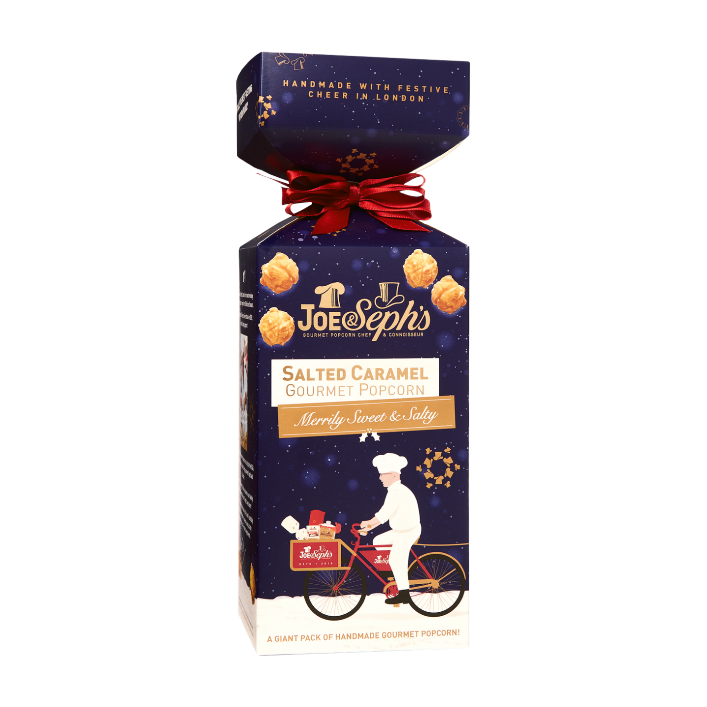 Joe & Seph's Salted Caramel Festive Cracker Gift Box (6x85g)