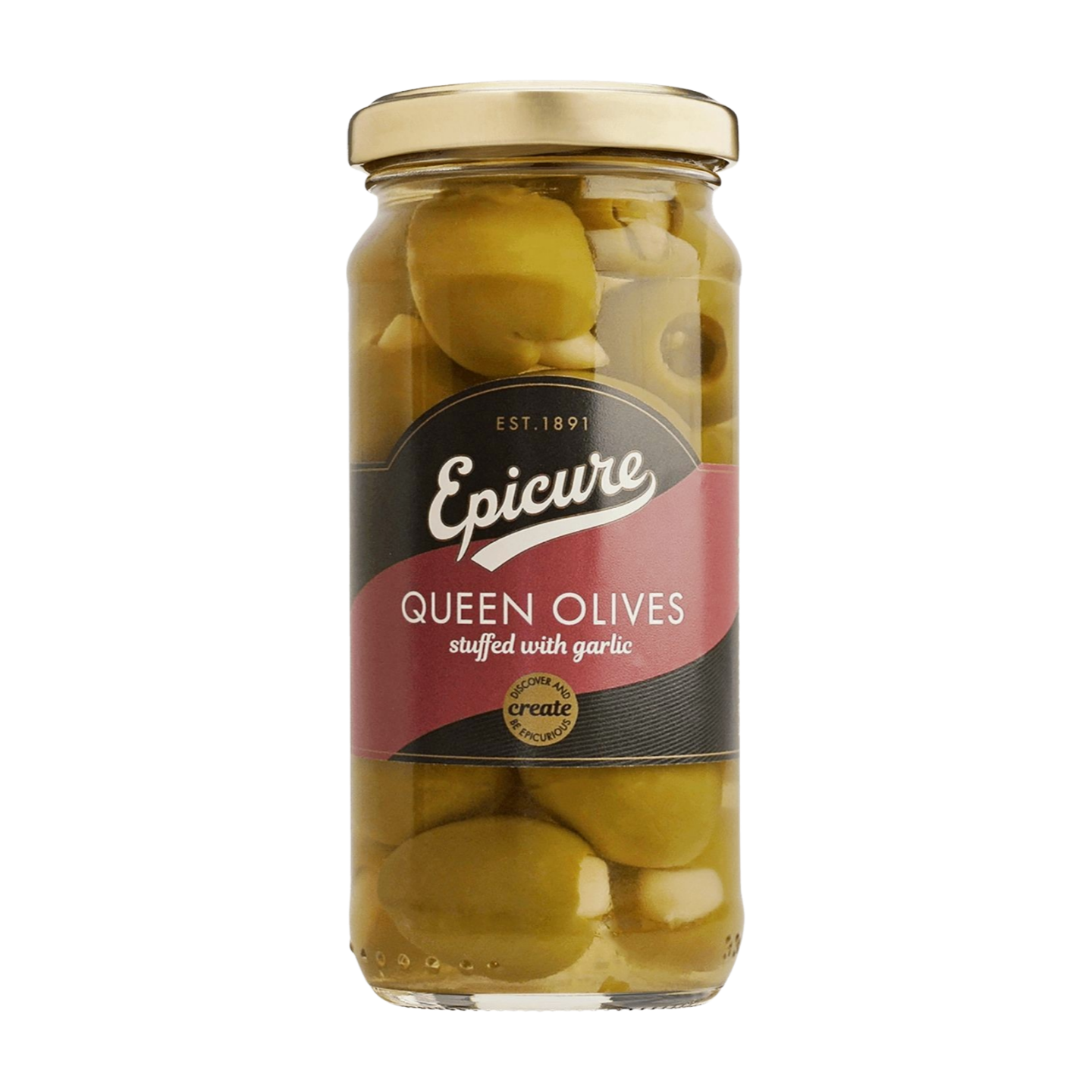Epicure Queen Olives Stuffed with Garlic (12x235g)