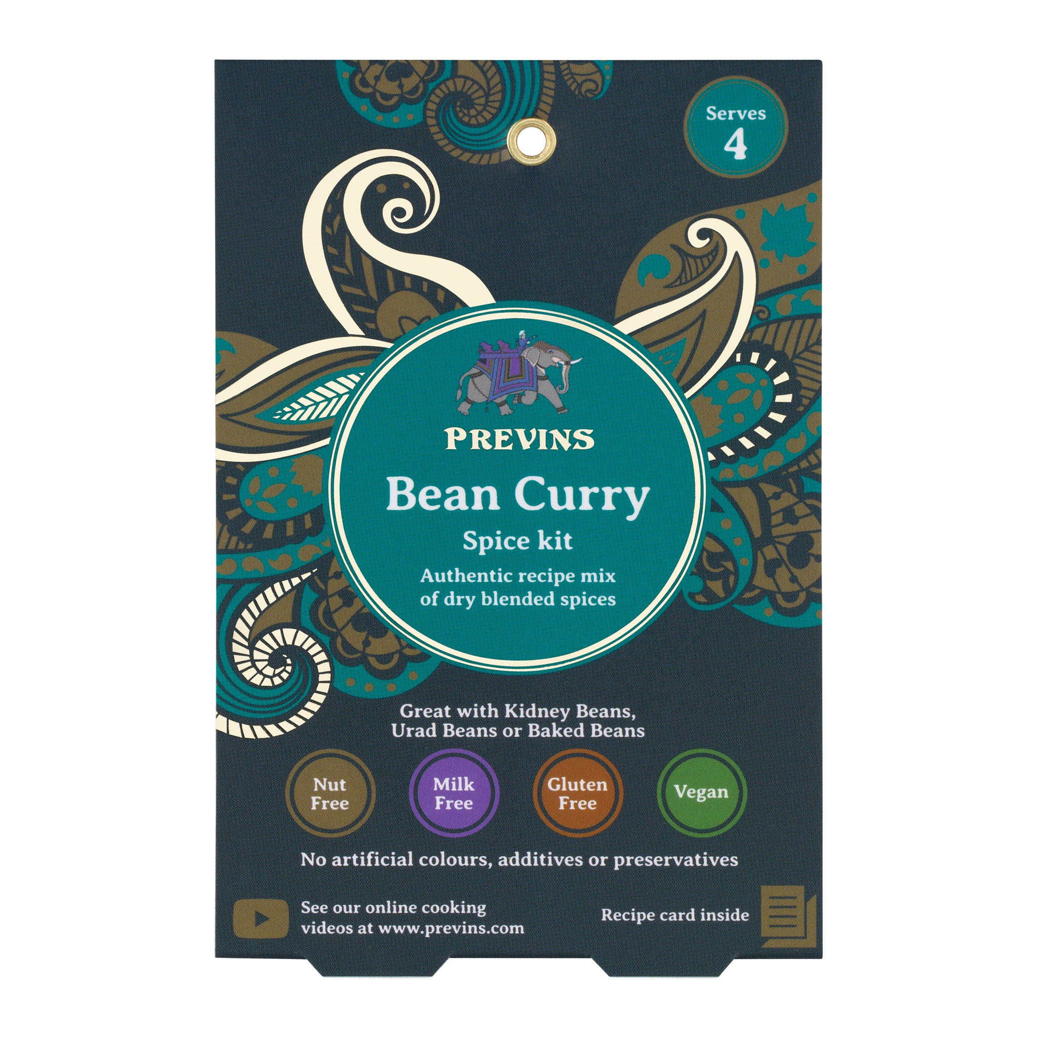Previns Bean Curry Spice Kit (8x9g)