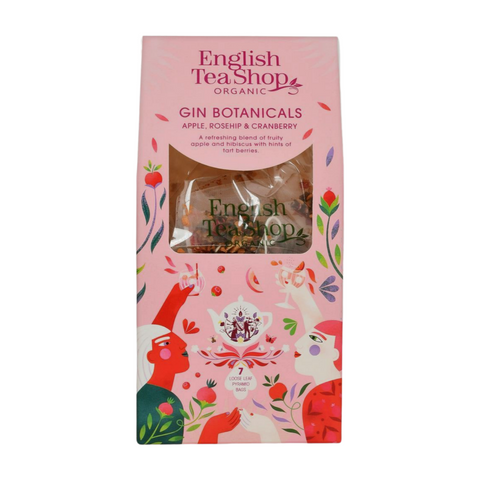 English Tea Shop Organic Apple, Rosehip & Cranberry Gin Botanicals (6x14g)