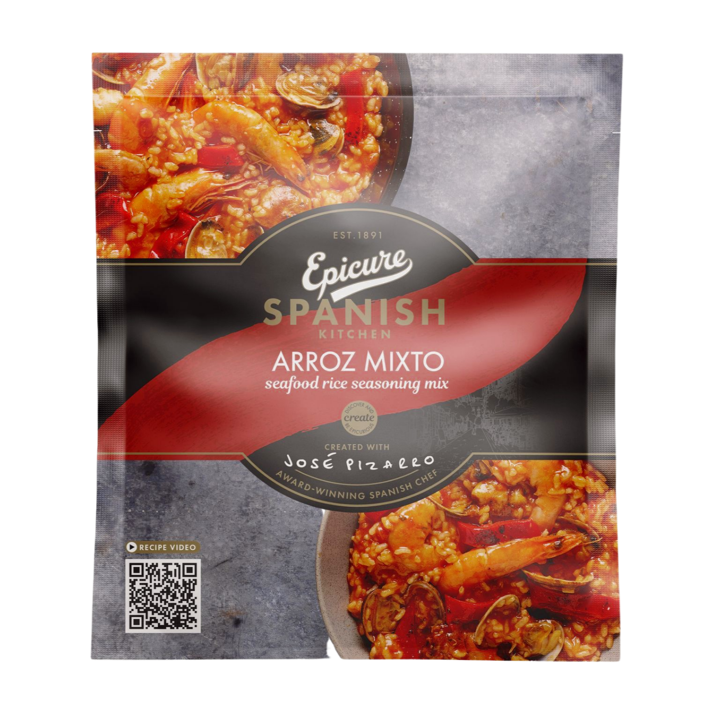 Epicure Arroz Mixto 'Seafood Rice' Seasoning Mix (18x30g)