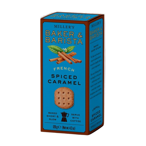 Artisan Biscuits Miller's Baker & Barista French Spiced Caramel Biscuits (6x120g)