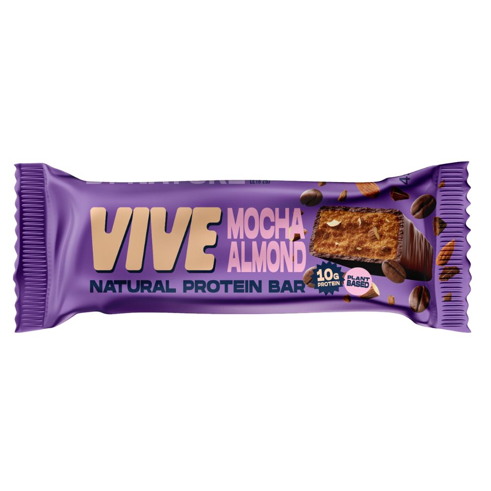 Vive Mocha Almond Natural Protein Bar (12x49g)