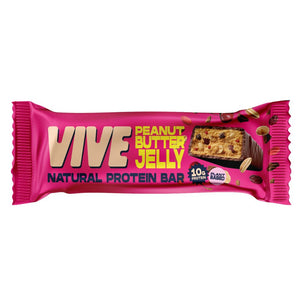 Vive Peanut Butter Jelly Natural Protein Bar (12x49g)