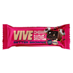 Vive Cherry Bakewell Better Brownie (15x35g)