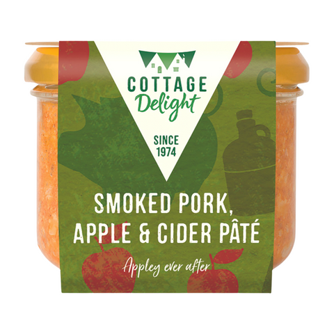 Cottage Delight Smoked Pork, Apple & Cider Pate (12x190g)