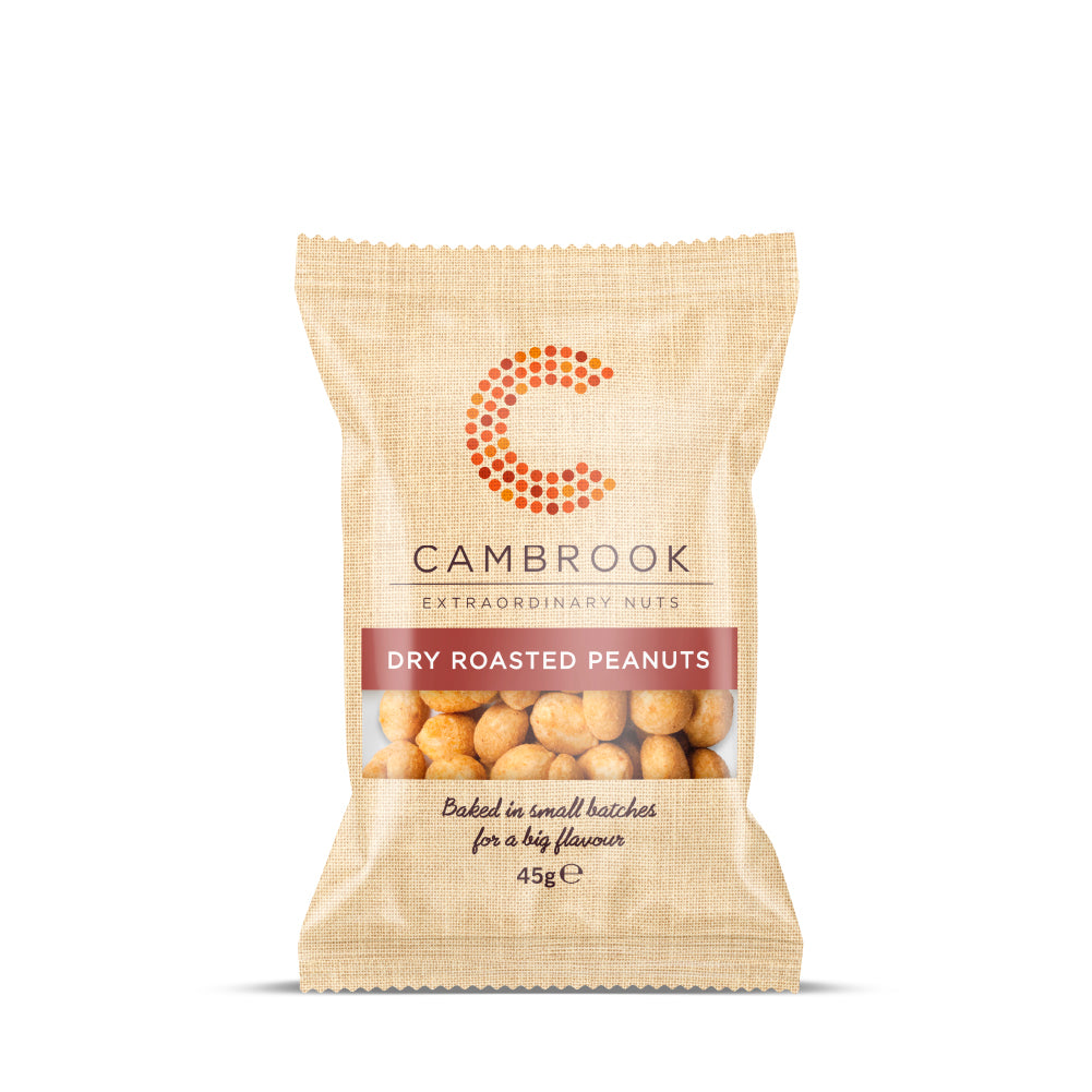 Cambrook Dry Roasted Peanuts (24x45g)