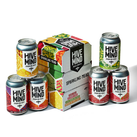 Hive Mind Sparkling Mead Mixed Six Pack (4xPacks)