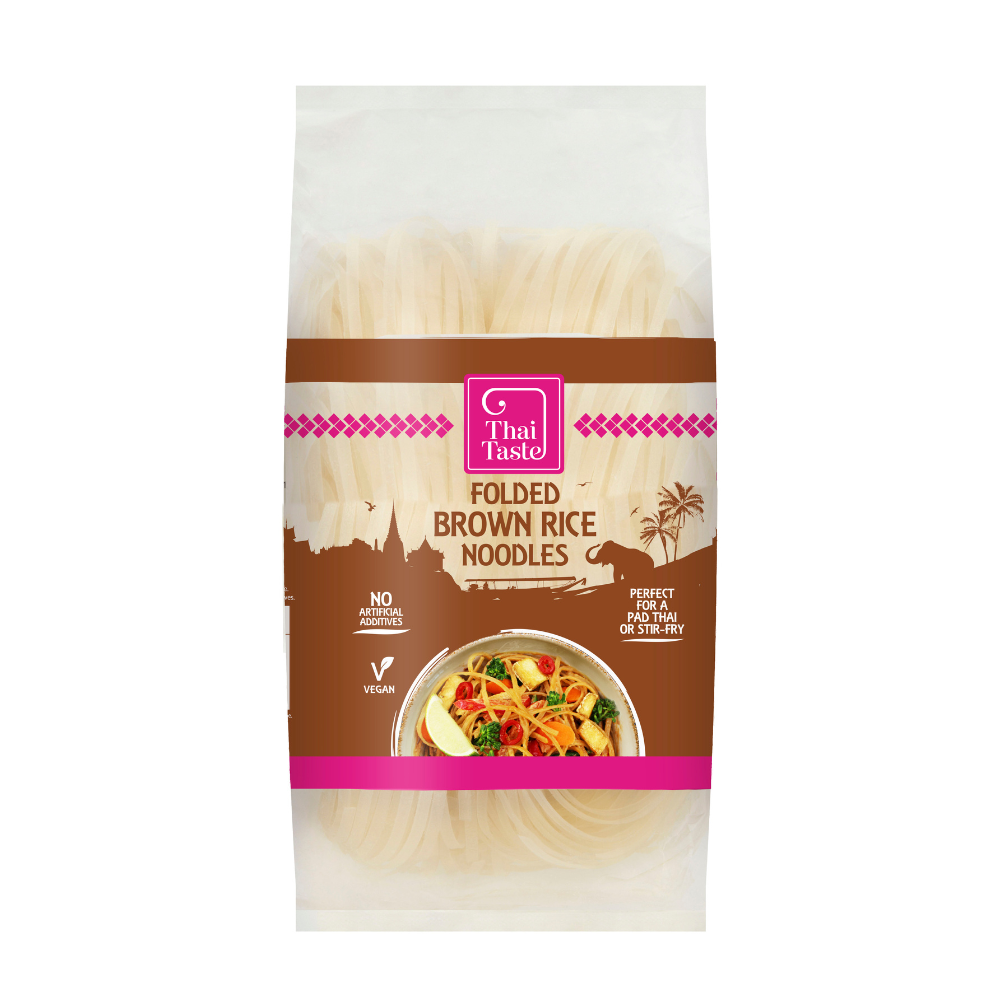 Thai Taste Folded Brown Rice Noodles (6x200g)