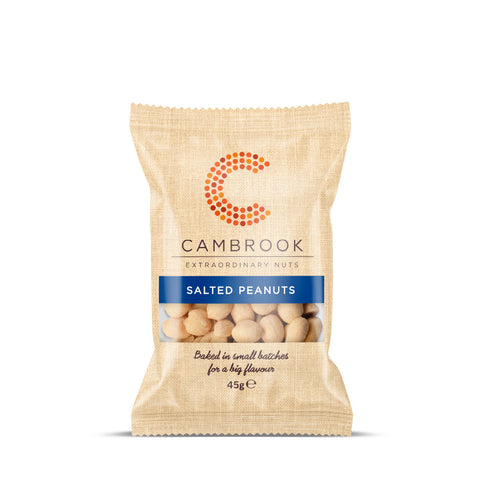 Cambrook Baked & Salted Peanuts (24x45g)
