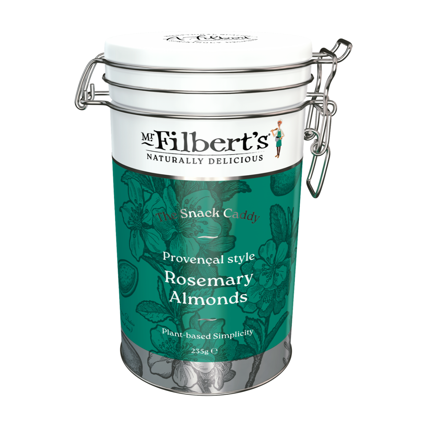 Mr Filbert's Provencal Style Rosemary Almonds Tin (6x235g)