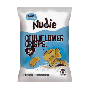 Nudie Snacks Sea Salt Cauliflower Crisps (24x20g)