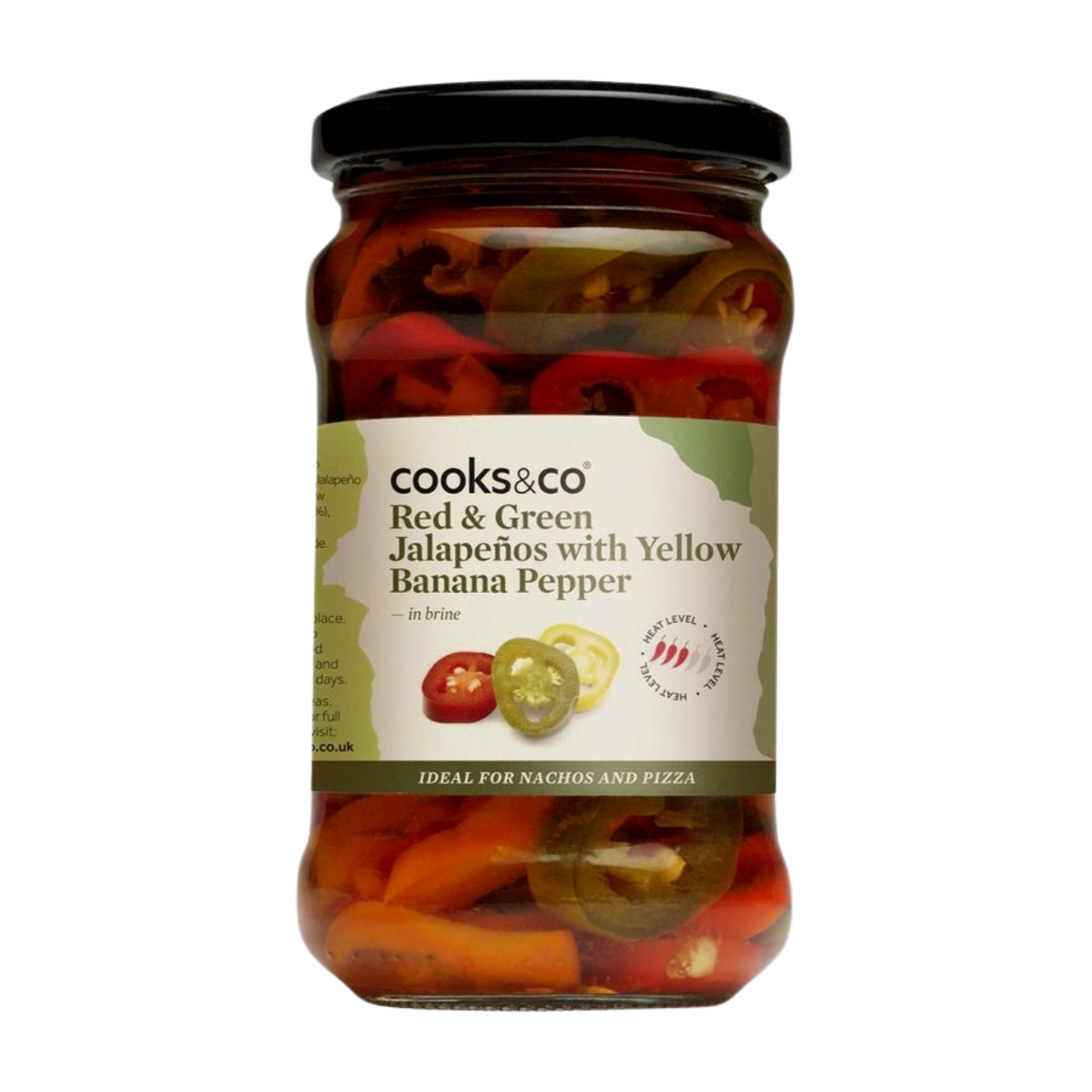 Cooks & Co Red & Green Jalapenos with Banana Pepper (6x290g)