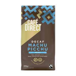Cafe Direct Machu Picchu Decaf Ground Coffee (6x200g)