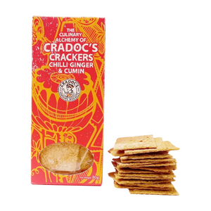 Cradoc's Gluten Free Chilli, Ginger & Cumin Crackers (6x80g)