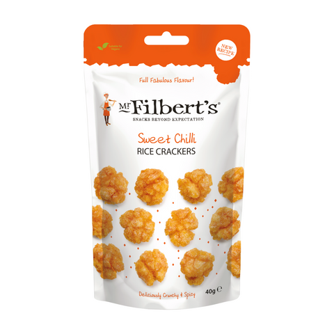 Mr Filbert's Chilli Rice Crackers (12x40g)
