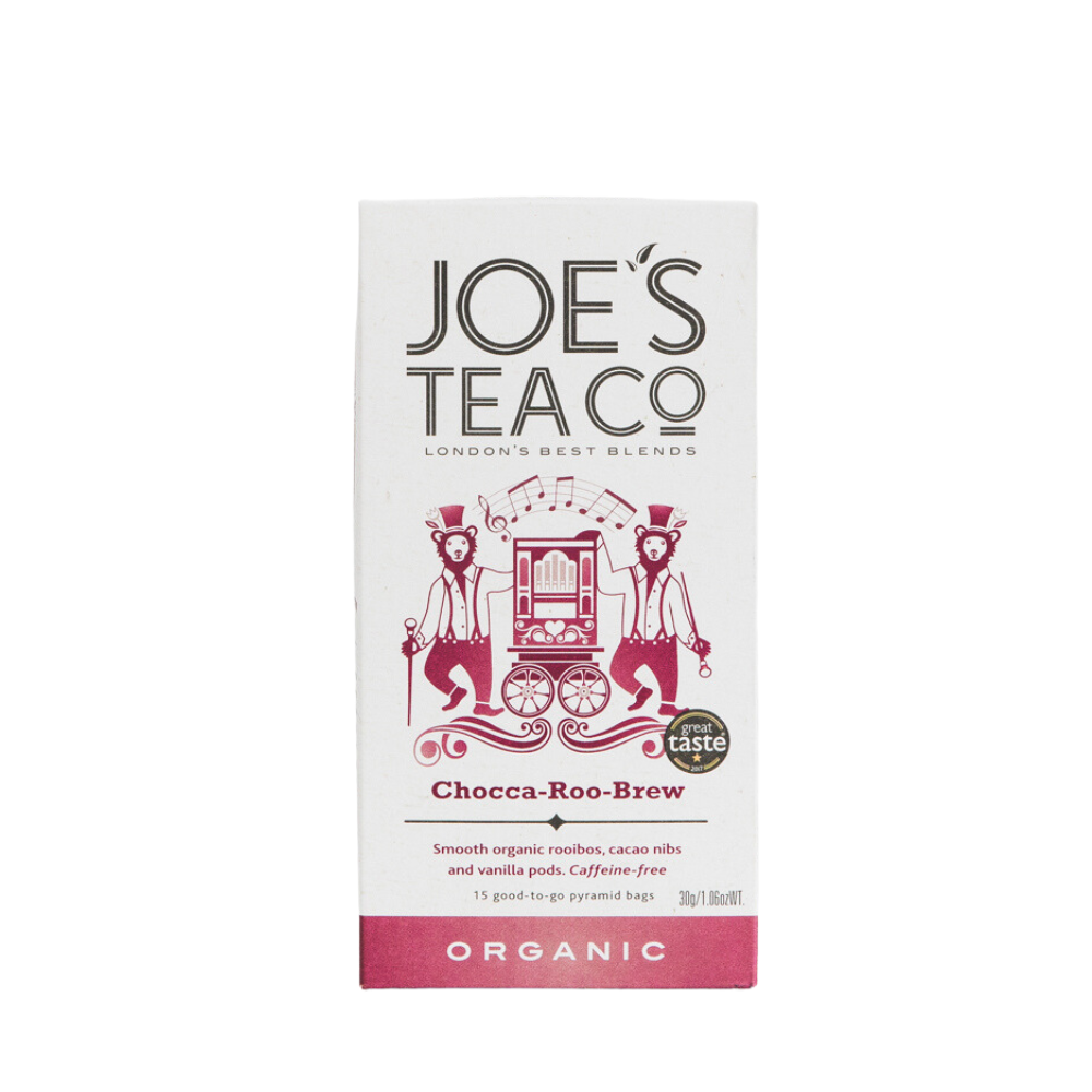 Joe's Tea Co Chocca-Roo-Brew Organic Tea (6x15 Pyramids)