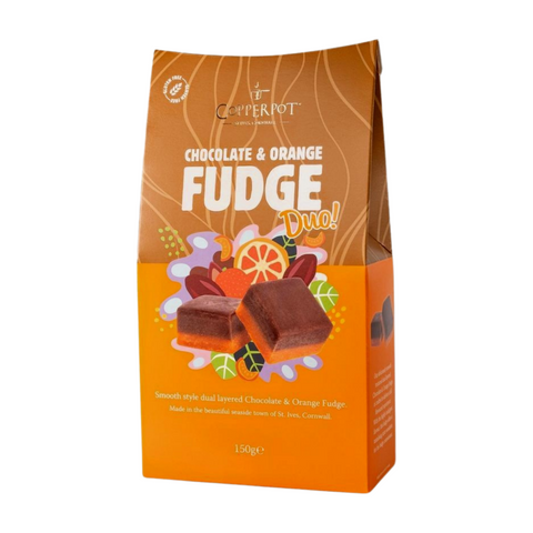 Copperpot Chocolate & Orange Duo Fudge (10x150g)
