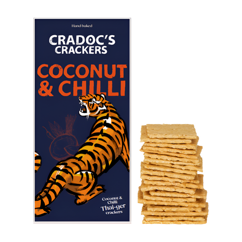 Cradoc's Coconut & Chilli Crackers (6x80g)
