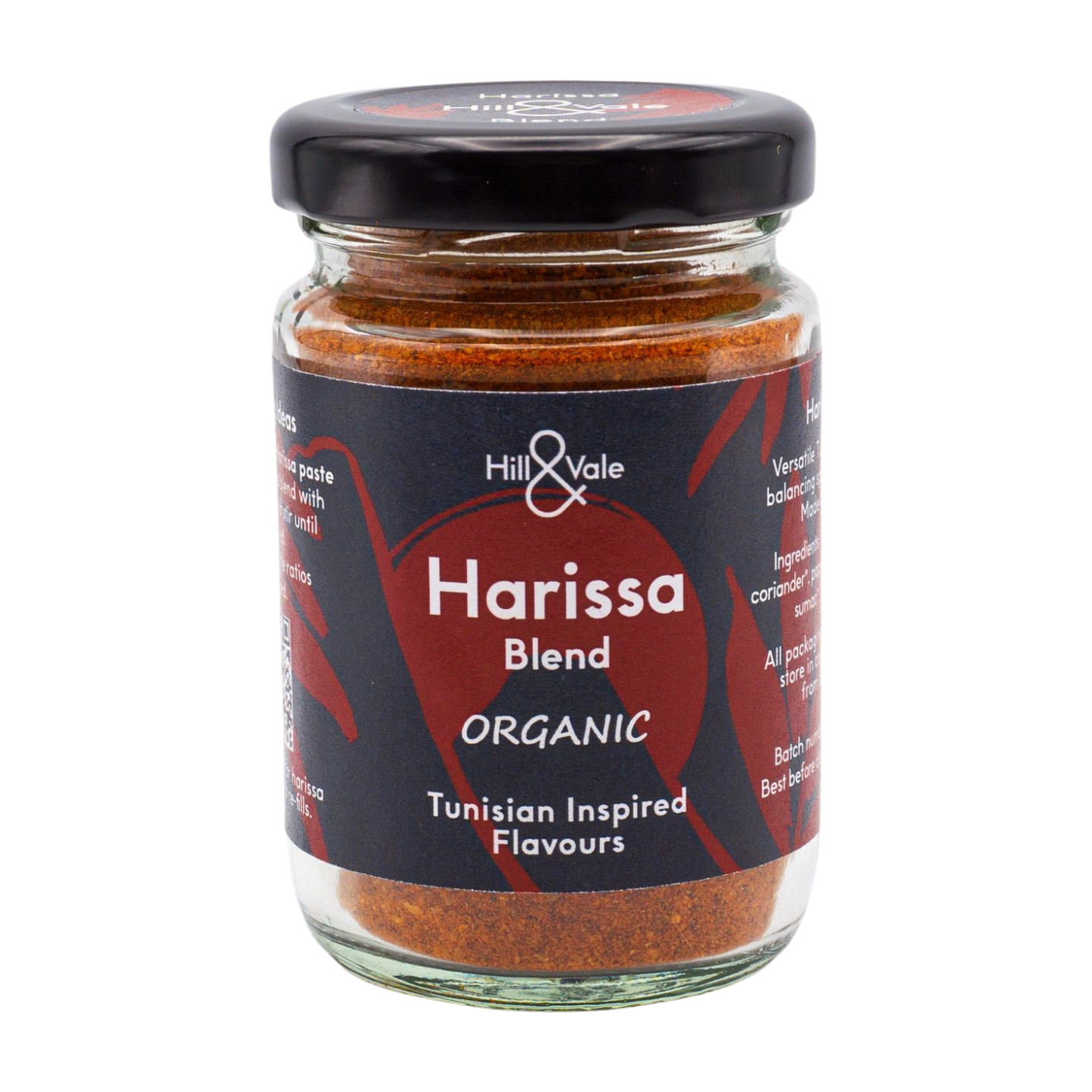 Hill & Vale Organic Harissa Blend (6x35g)