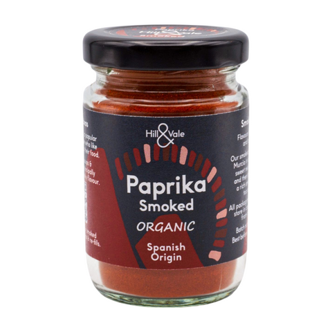 Hill & Vale Organic Smoked Paprika (6x45g)