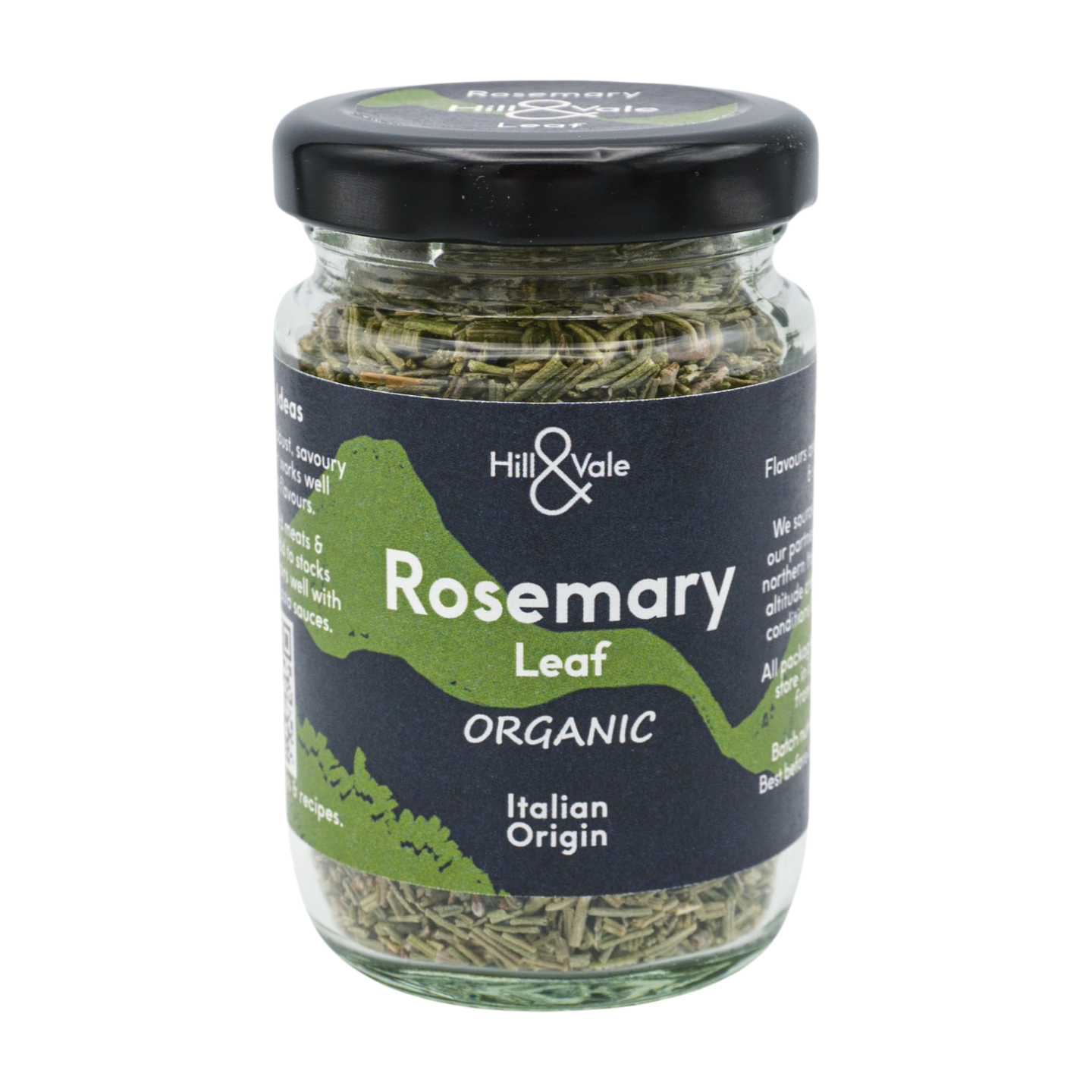 Hill & Vale Organic Rosemary Leaf (6x22g)