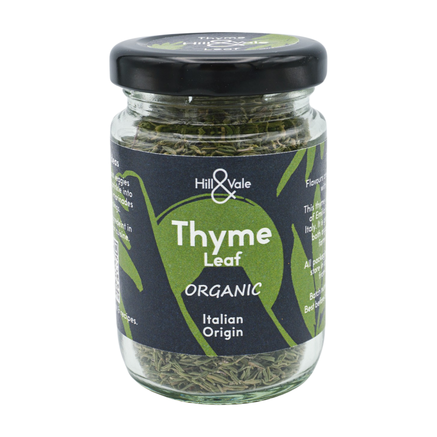 Hill & Vale Organic Thyme Leaf (6x18g)