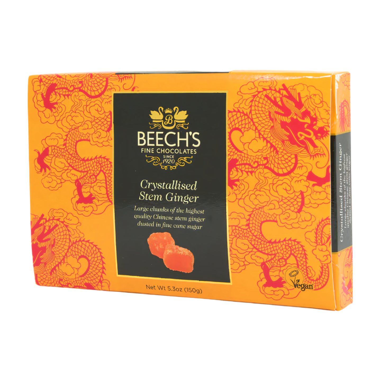Beech's Fine Chocolates Crystalised Ginger (6x150g)