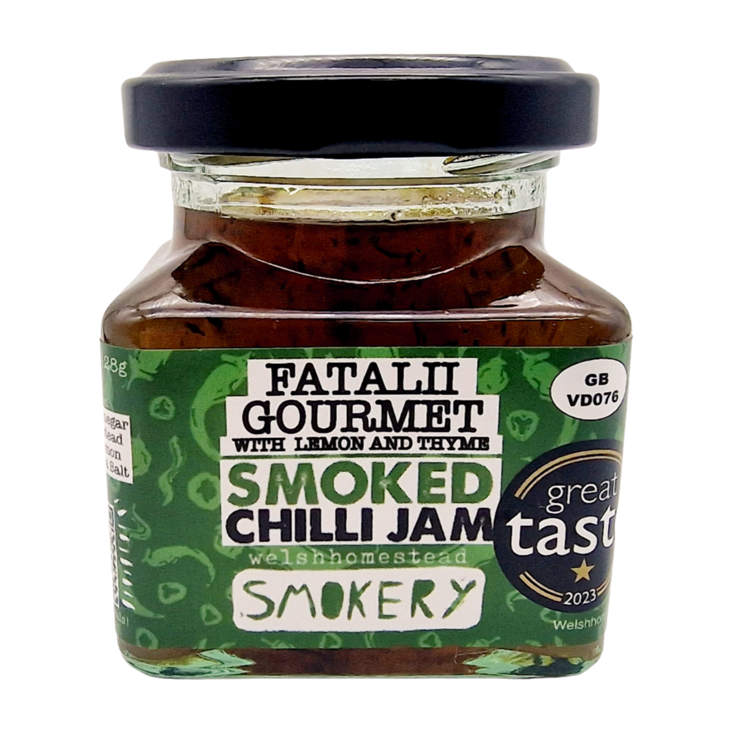 Welshhomestead Smokery Fatalii Gourmet Smoked Chilli Jam (6x128g)