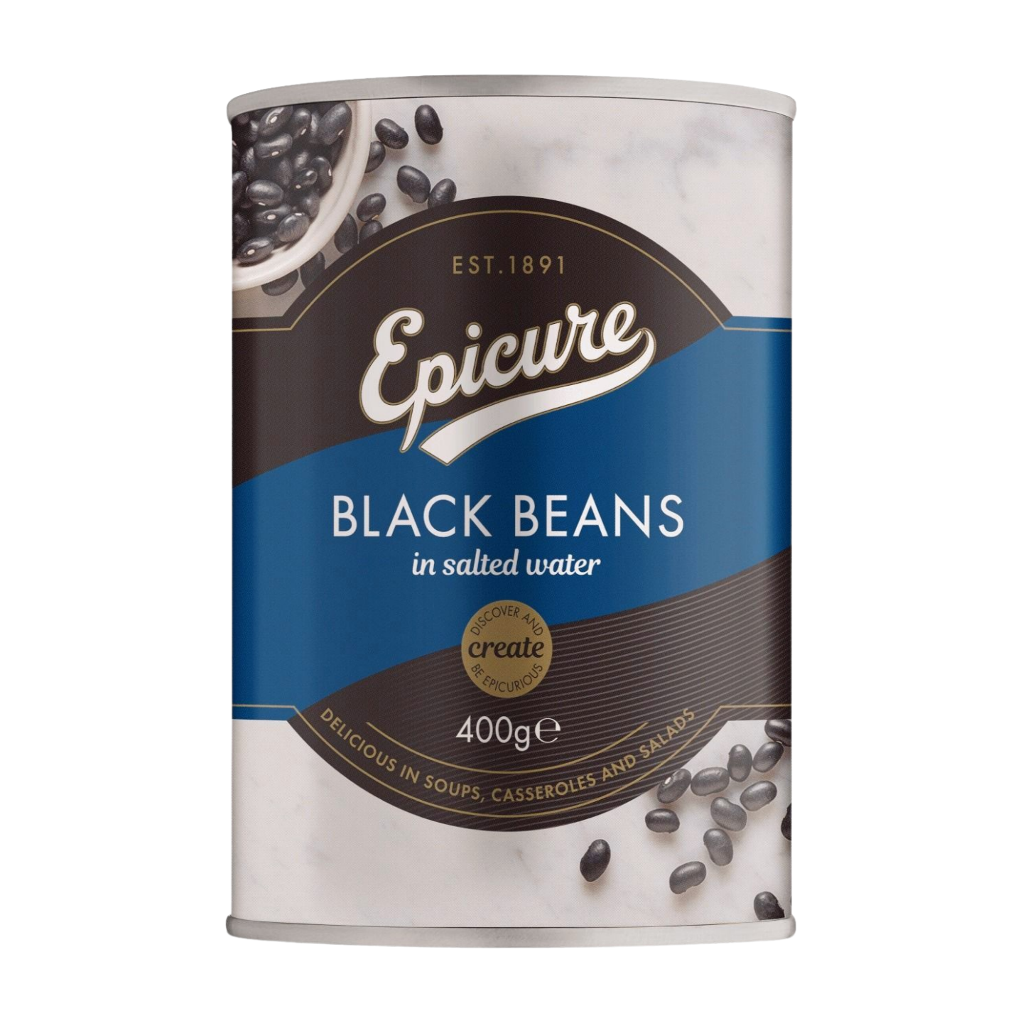 Epicure Black Beans (12x400g)