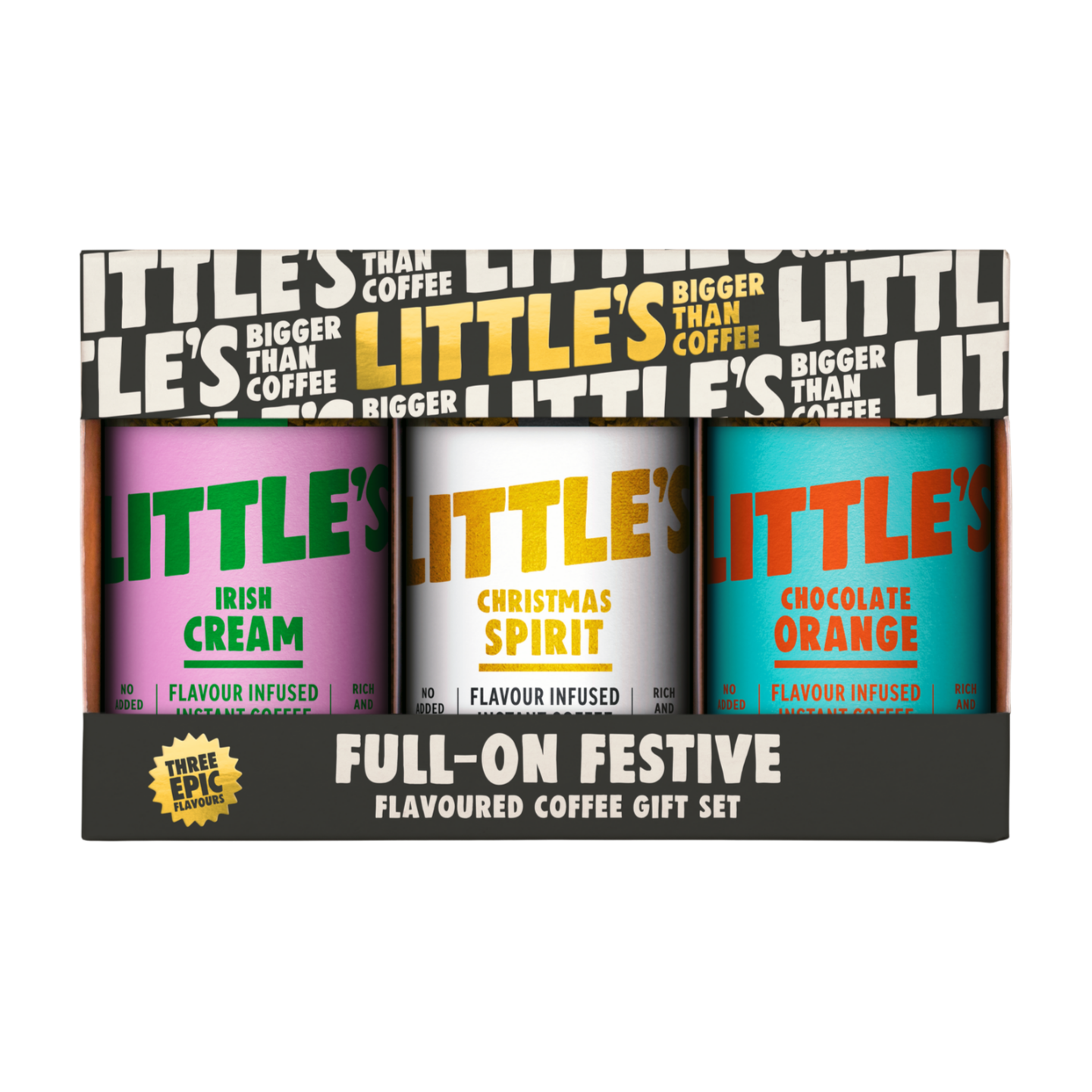 Little's Full-On Festive Flavoured Instant Coffee Gift Set (6xSets)