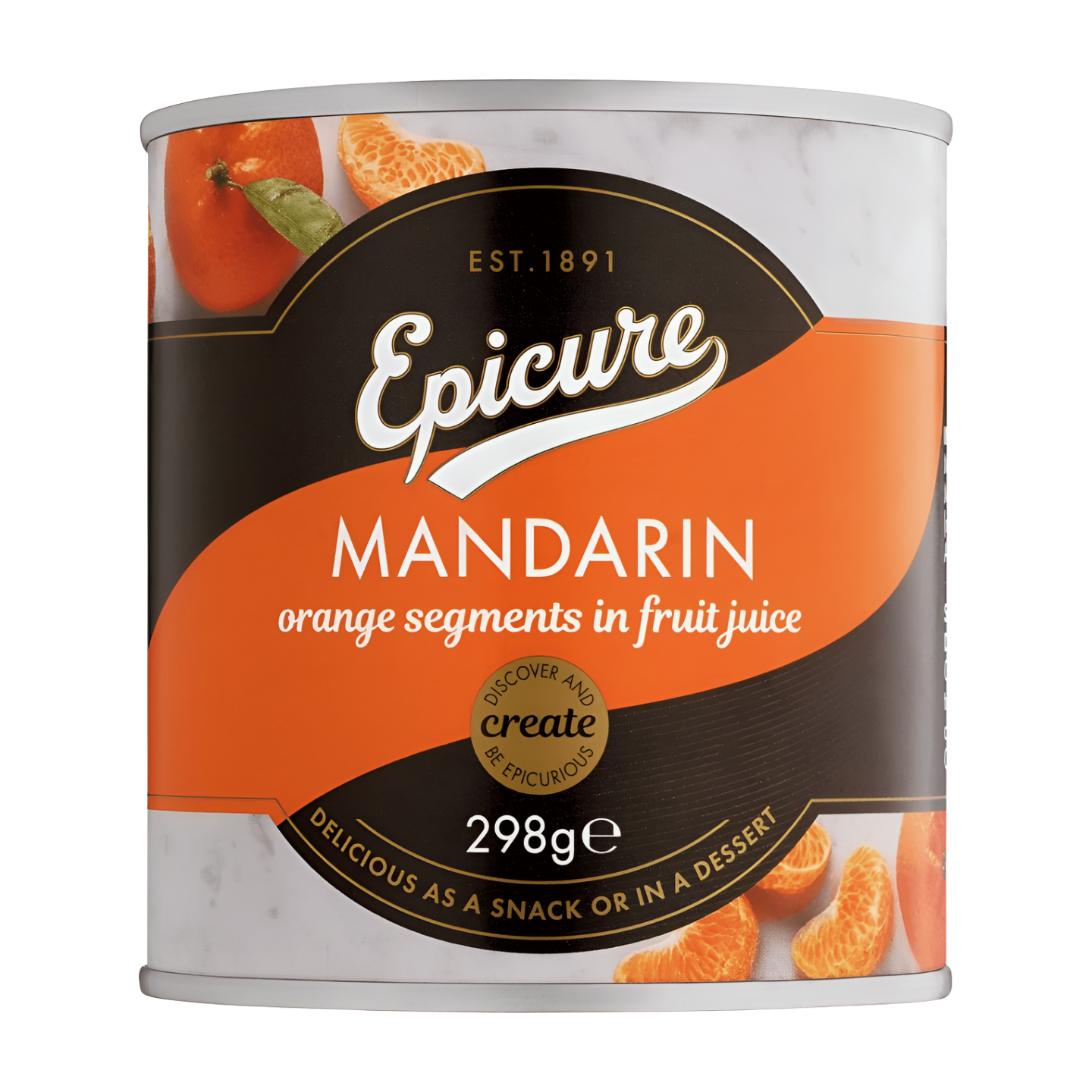 Epicure Mandarin Orange Segments in Fruit Juice (12x298g)