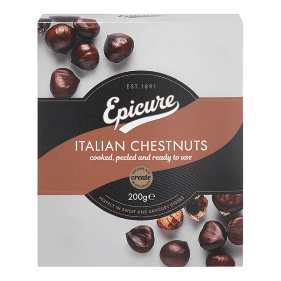 Epicure Italian Cooked & Peeled Chestnuts (6x200g)
