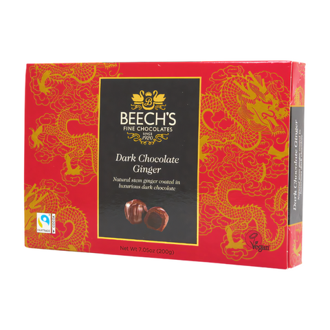 Beech's Fine Chocolates Dark Chocolate Ginger (6x200g)