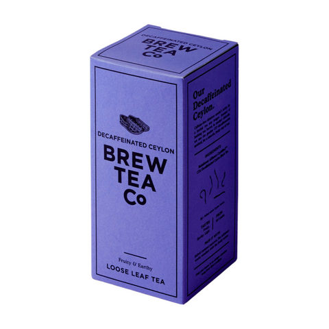 Brew Tea Co Decaffeinated Ceylon Loose Leaf Tea (6x113g)