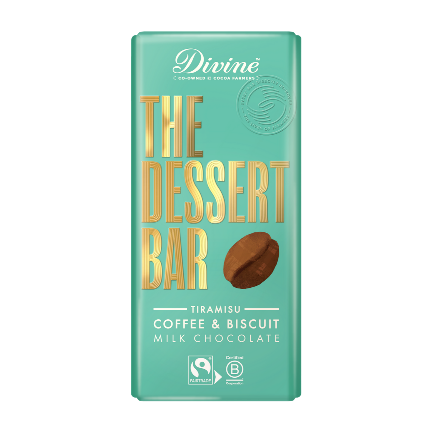 Divine Milk Chocolate Tiramisu Dessert Bar (10x180g)