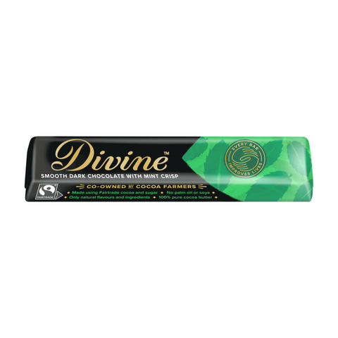 Divine Smooth Dark Chocolate with Mint Crisp (30x35g)