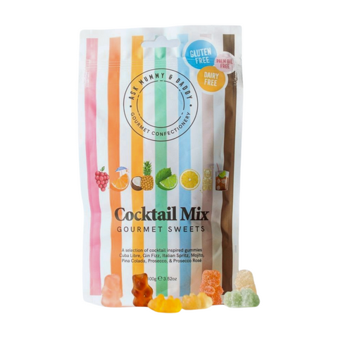 Ask Mummy & Daddy Cocktail Mix Gourmet Sweets (10x100g)