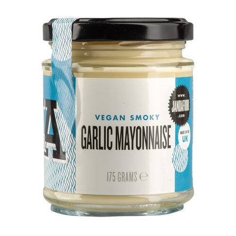 J&A Vegan Smoky Garlic Mayonnaise (6x175g)