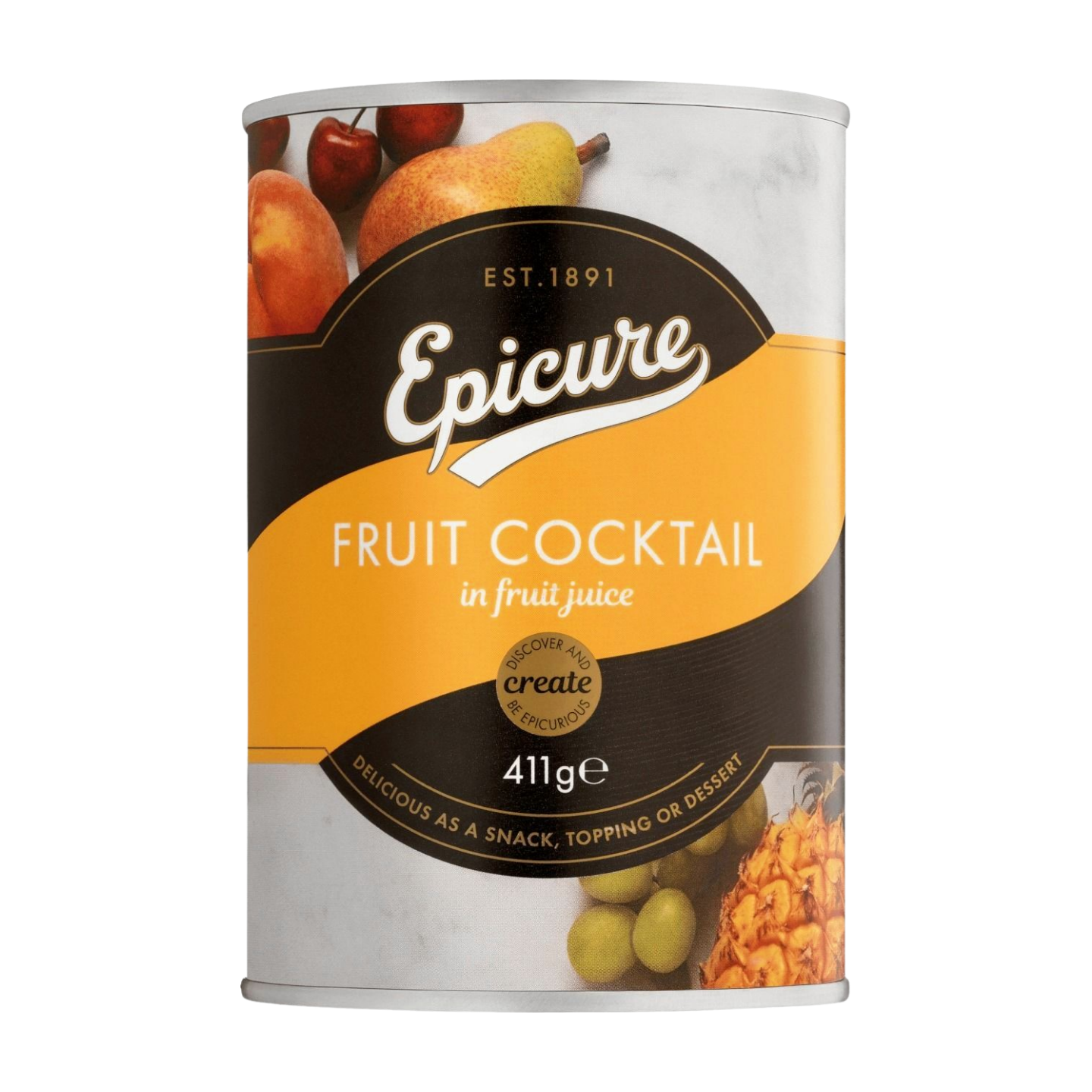 Epicure Fruit Cocktail in Fruit Juice (12x411g)