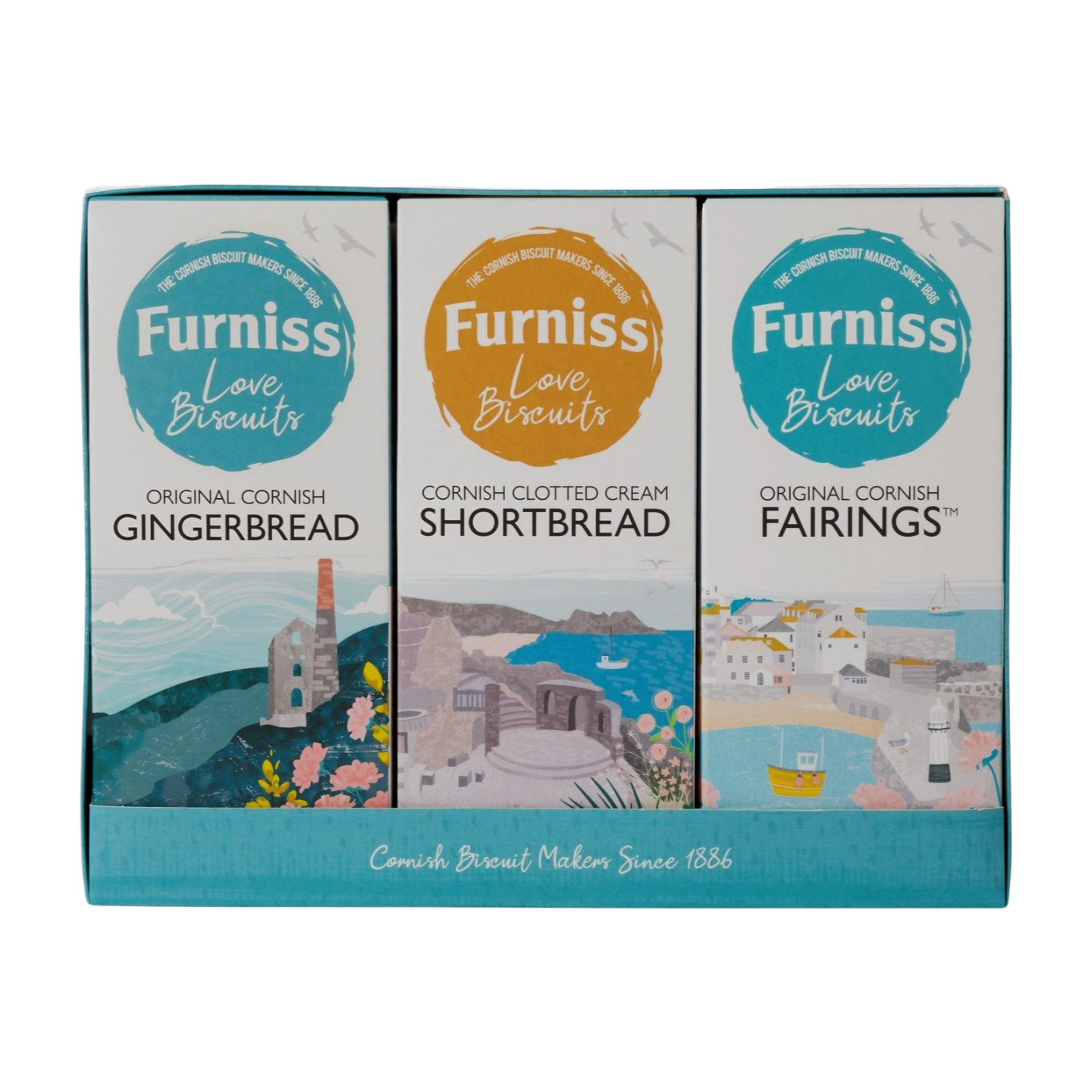 Furniss Clotted Cream Shortbread Triple Gift Pack (4x480g)