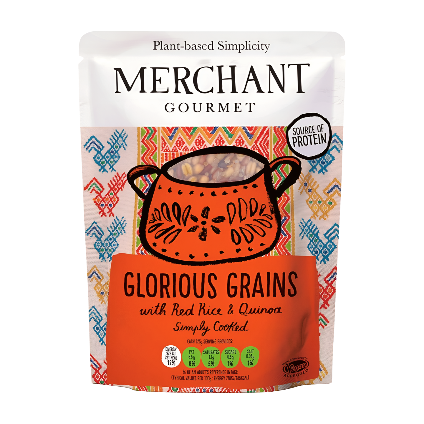 Merchant Gourmet Glorious Grains with Red & White Quinoa (6x250g)