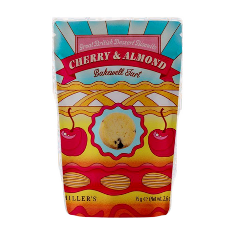 Artisan Biscuits Great British Dessert Biscuits Cherry & Almond Bakewell Tart Biscuits (20x75g)