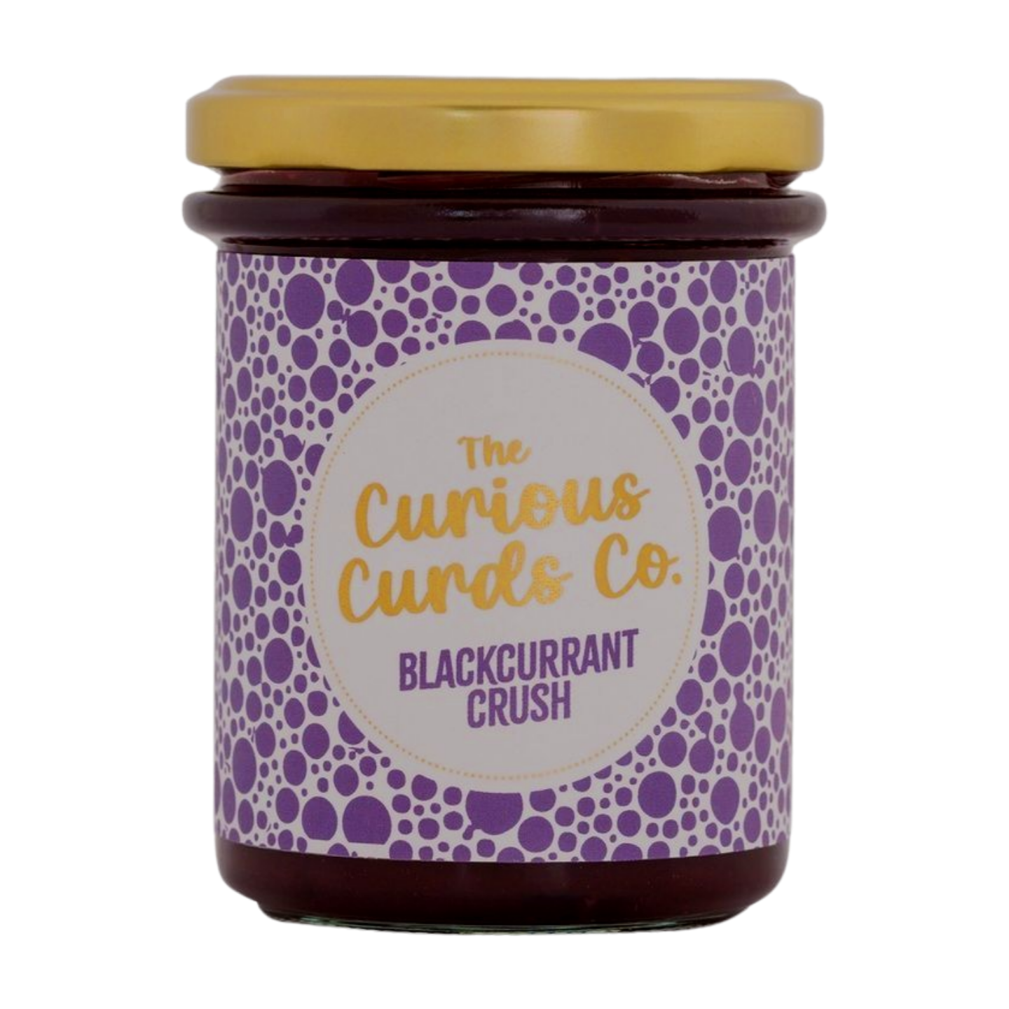 The Curious Curds Co. Blackcurrant Crush Curd (12x210g)
