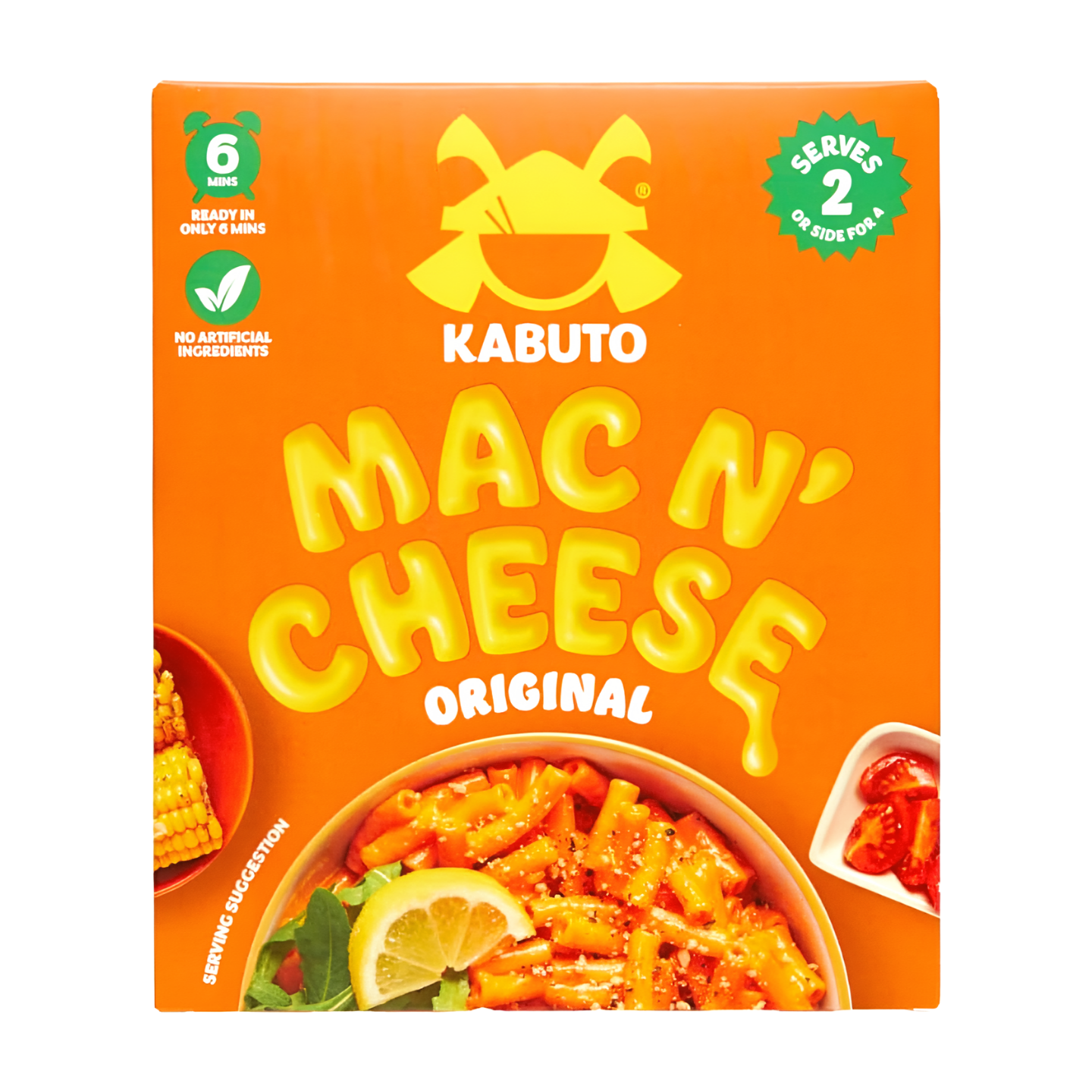 Kabuto Mac N' Cheese Original Meal for 2 (6x200g)