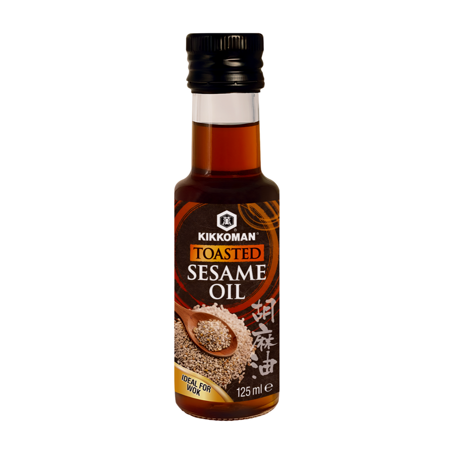 Kikkoman Toasted Sesame Oil (6x125ml) The Food Company